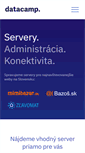 Mobile Screenshot of datacamp.sk
