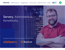 Tablet Screenshot of datacamp.sk