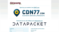 Desktop Screenshot of datacamp.co.uk